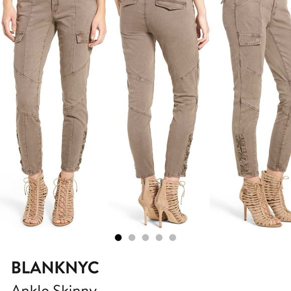 Blank NYC Pants - Blanknyc ankle skinny utility pants